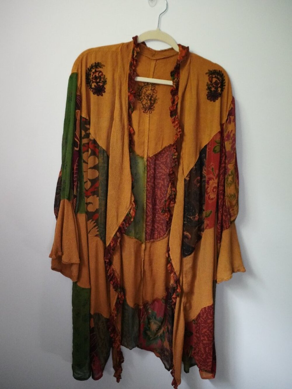 Young Threads Boho Patchwork Kimono Hippie Large/X-Large